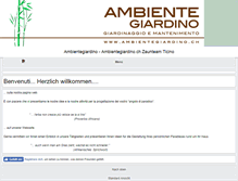 Tablet Screenshot of ambientegiardino.ch